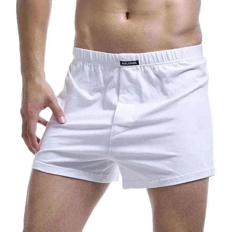 2 PCS BREATHABLE COTTON BOXERS.