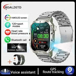 New For Xiaomi Military Smart Watch Men Outdoor Sports Flashlight Fitness Watches Health Monitor 1.96" BT Call Smartwatch.