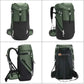 best travel backpack- 50L Waterproof Mountain Backpack.