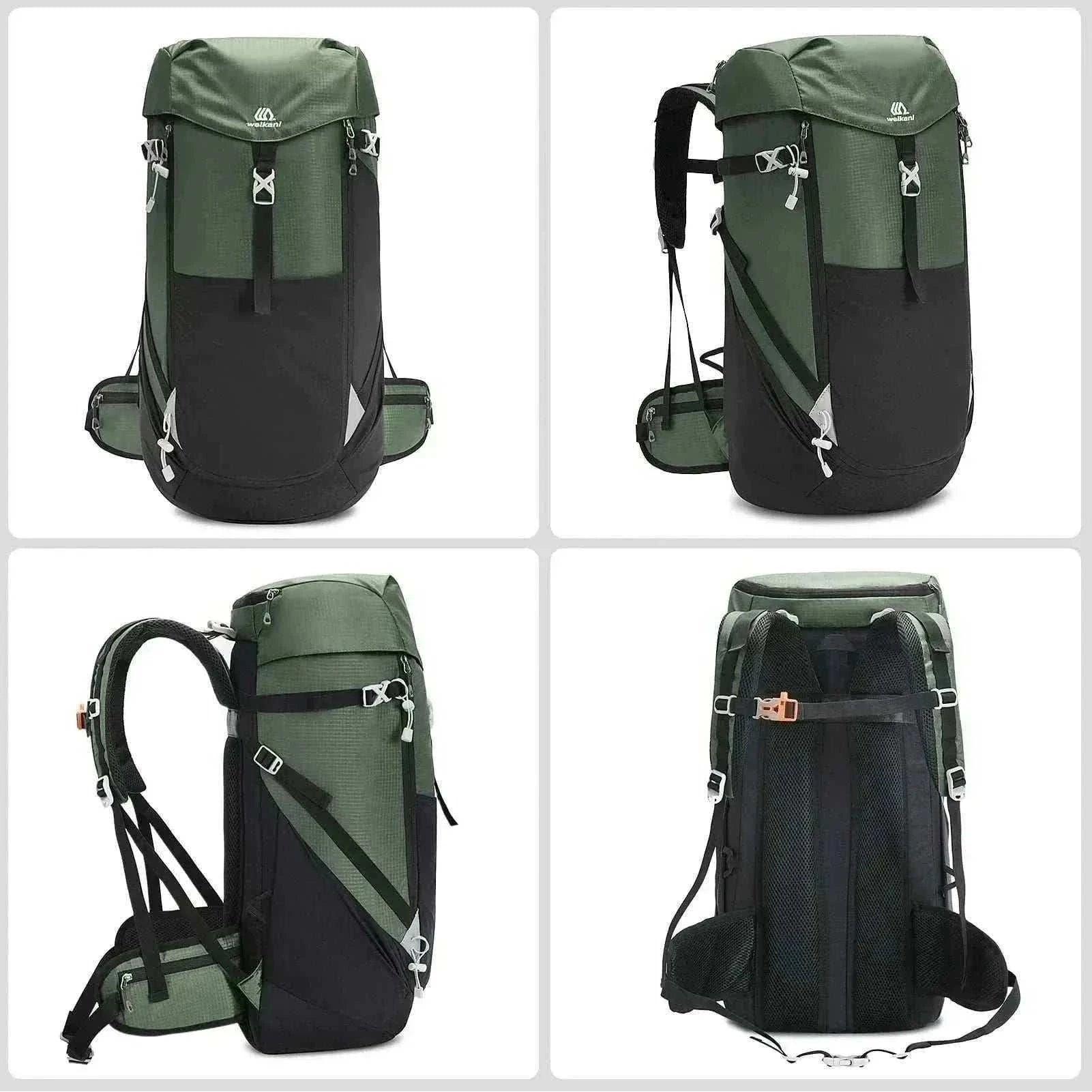 best travel backpack- 50L Waterproof Mountain Backpack.