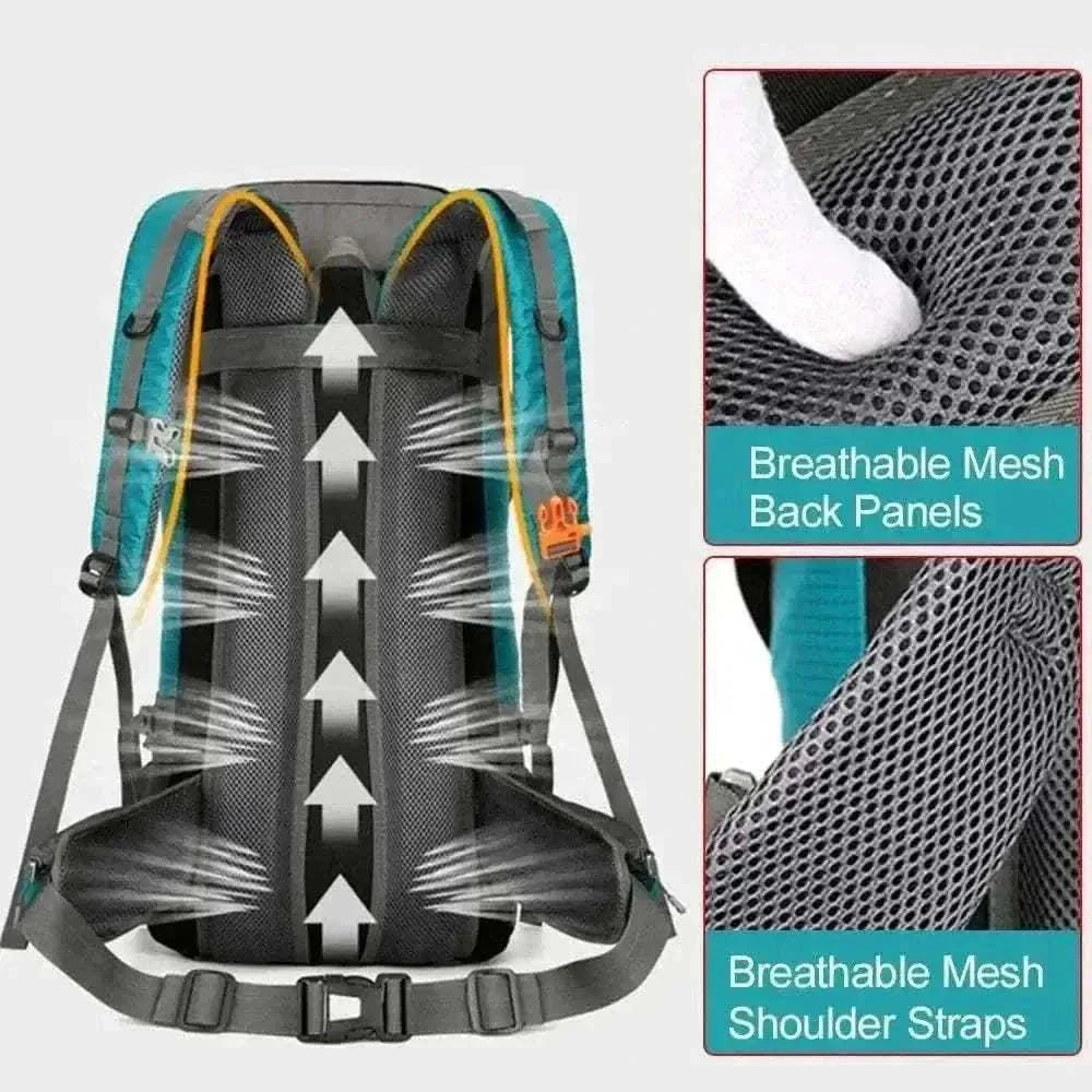 best travel backpack- 70L Waterproof Outdoor Backpack.