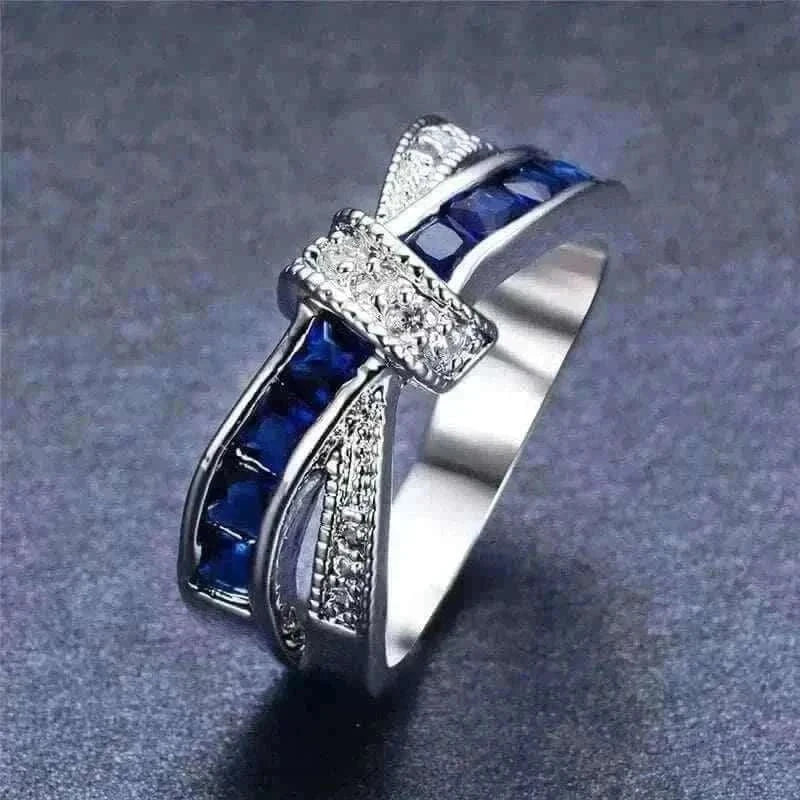 925 Sterling Crystal Rings , 925 silver earings uk