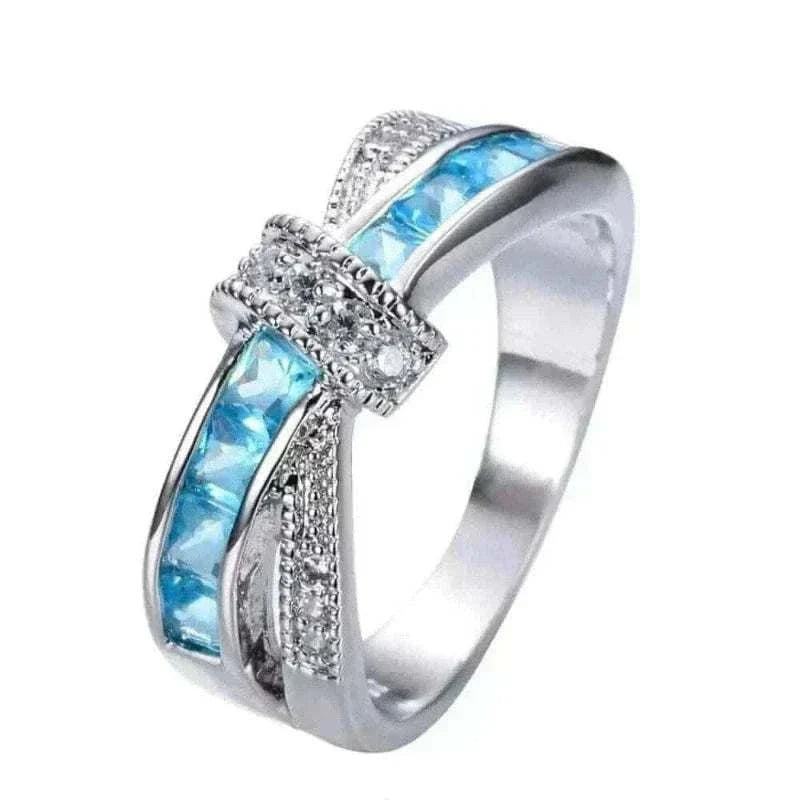 925 Sterling Crystal Rings , 925 silver earings uk