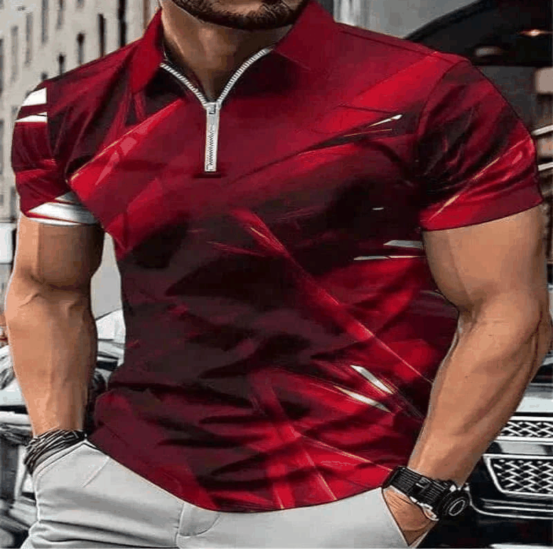 Fashion Tie-dye Men's  Polos T-Shirts.