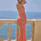  Women Wearing Mozision Floral Lace Sexy Maxi Dress other side view