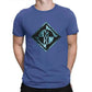 Machine Head Blue T Shirts for Men in Cotton Fabric, summer t-shirt for men