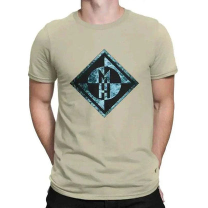 Machine Head Khaki T Shirts for Men in Cotton Fabric, summer t-shirt for men