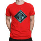 Machine Head Red T Shirts for Men in Cotton Fabric, summer t-shirt for men