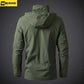 Mens Khaki Windbreaker Jackets Back View , Buy Winter Jackets