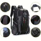 Outdoor Black Backpack Men's Large Capacity Travel 15kg , best travel backpack