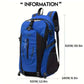 Outdoor Blue Backpack Men's Large Capacity Travel 15kg , best travel backpack