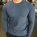 2025 Blue European and American Sweaters for Men