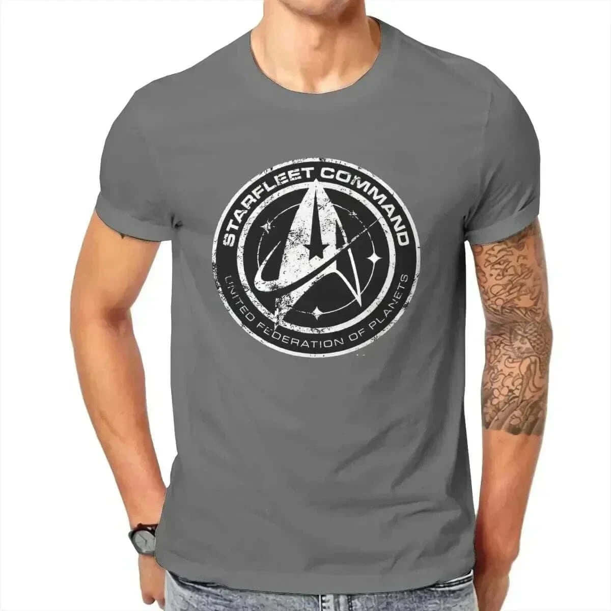  Men's Fashion Style Store 5 / L Star Trek T Shirt