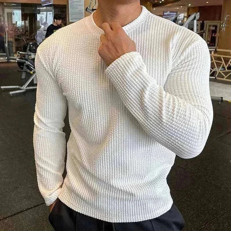 2025 White Black European and American Sweaters for Men
