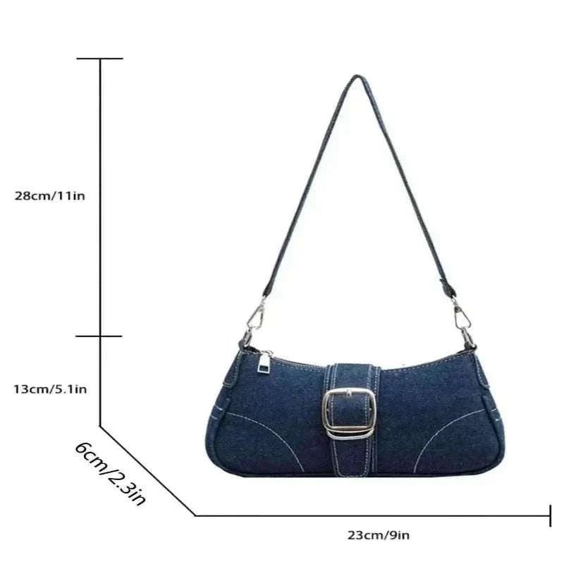Small Denim Crossbody Bag