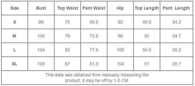 Summer Clothing for Women Sets.