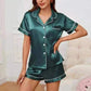 Women Wearing Dark Green Wearing pyjama sets, pajamas for women uk