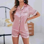 Women Wearing Pink Wearing pyjama sets, pajamas for women uk