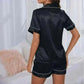 Women Wearing Black Wearing pyjama sets back View , pajamas for women uk