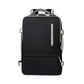 Travel Backpack Women Black Large Capacity Waterproof Anti-Theft Casual Front View