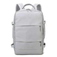 Travel Backpack Women Grey Large Capacity Waterproof Anti-Theft Casual, travel bags for women