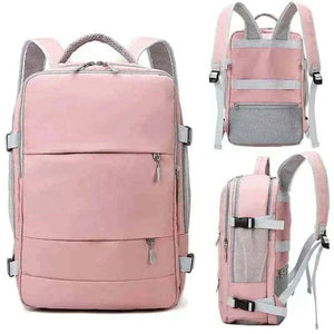 Travel Backpack Women Pink Large Capacity Waterproof Anti-Theft Casual, travel bags for women