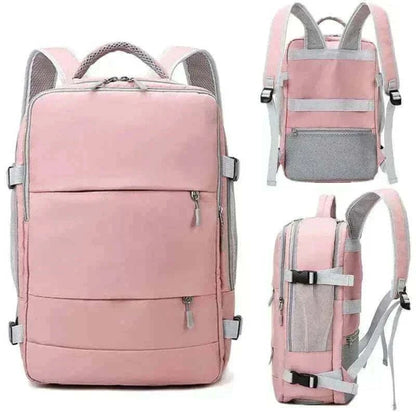 Travel Backpack Women Pink Large Capacity Waterproof Anti-Theft Casual, travel bags for women