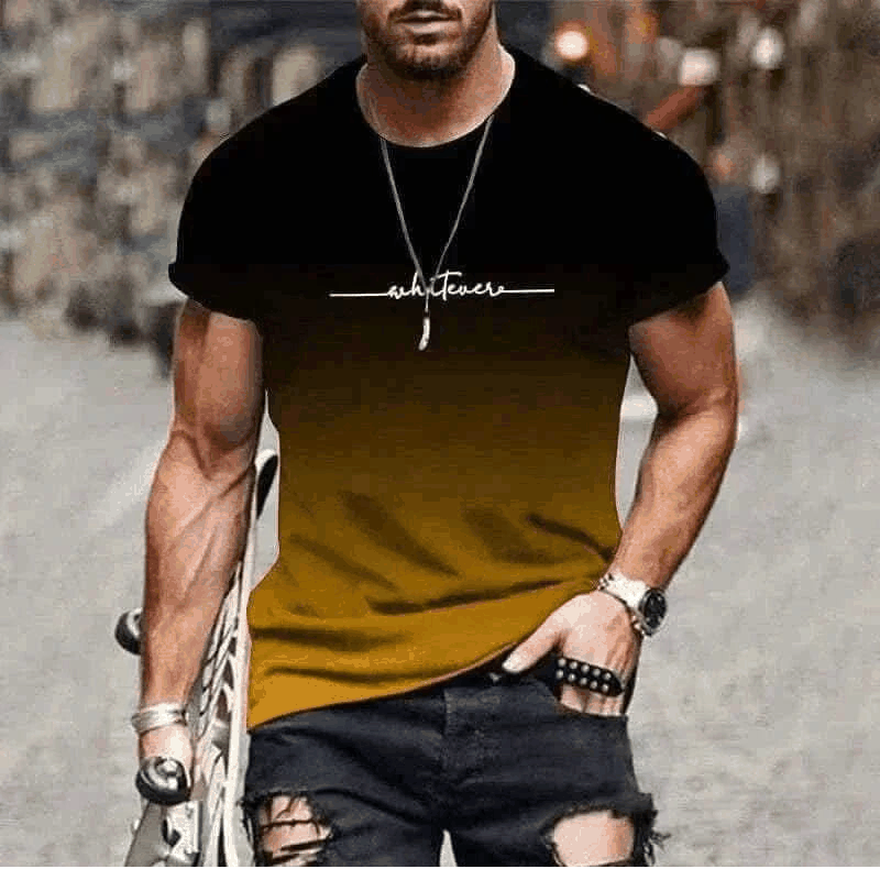 Trend Gradient Men's  T-Shirt