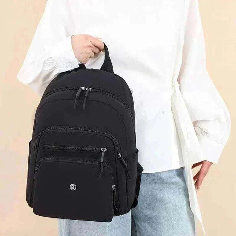 Trendy Women's Black Travel Backpack Lightweight , travel bags for women