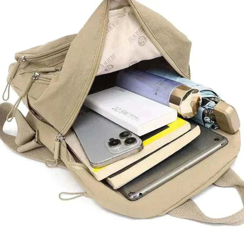 Trendy Women's Black Travel Backpack Lightweight , travel bags for women