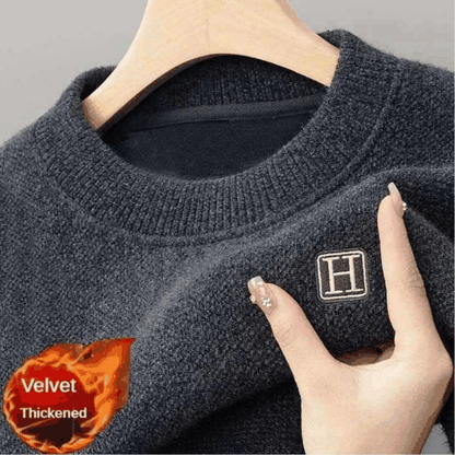 Men's Warm Fleece Sweater - mens sweaters uk
