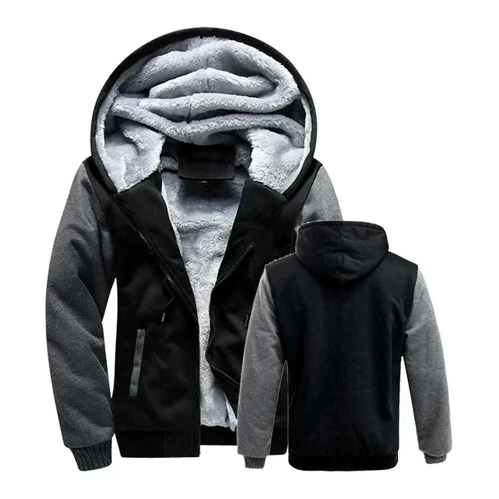  Realxizi Winter Black Gray Men Jacket Casual Pose , Buy Winter Jackets