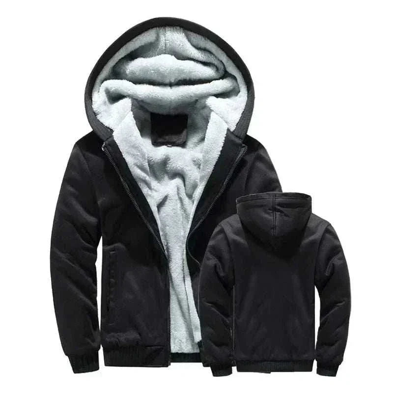  Realxizi Winter Black Men Jacket Casual Pose , Buy Winter Jackets