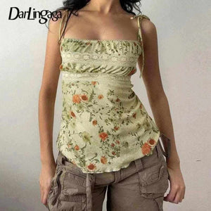Women Wearing Darlingaga fairycore camis top