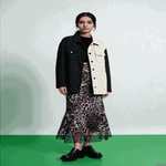 Women's Wearing Half Skirt Classic High Waisted