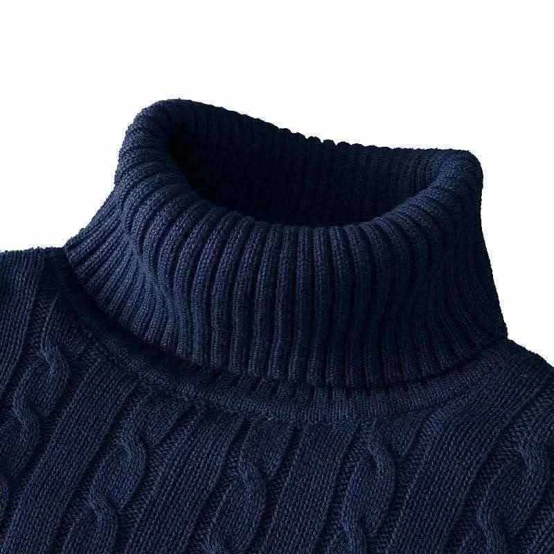 Men's Fashion Style Store Autum Winter Warm Turtleneck Sweater