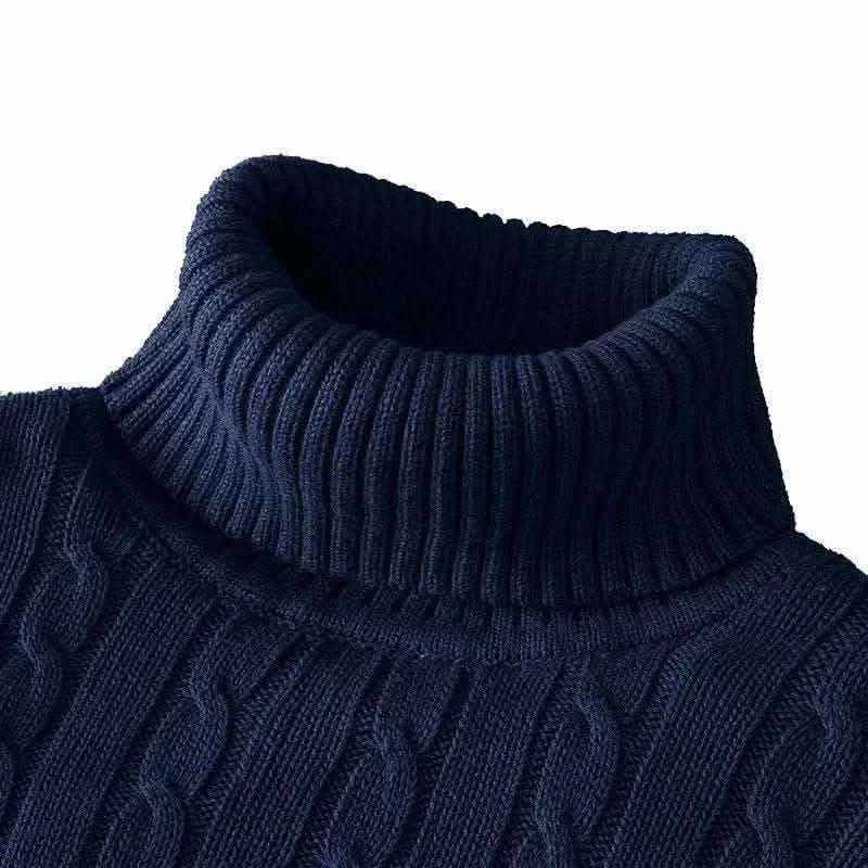Men's Fashion Style Store Autum Winter Warm Turtleneck Sweater