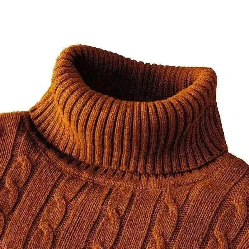 Autum Winter Warm Turtleneck Sweater.
