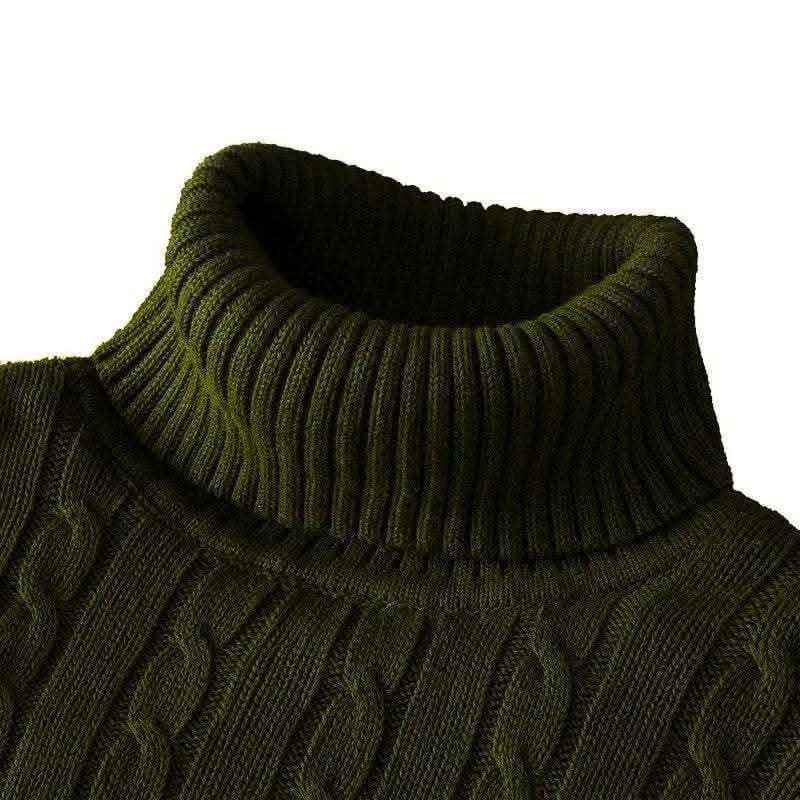 Autum Winter Warm Turtleneck Sweater.