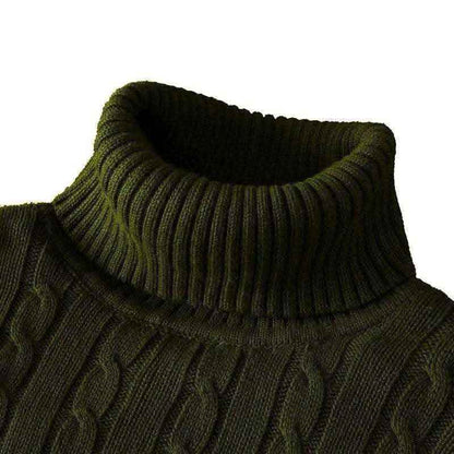 Autum Winter Warm Turtleneck Sweater.