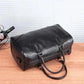 Leather Gym Bag-BLACK  PU LEATHER GYM BAG.