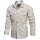 Mens Shirts - CARGO LONG SLEEVE SHIRT.