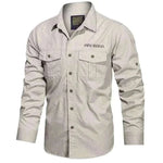 Mens Shirts - CARGO LONG SLEEVE SHIRT.