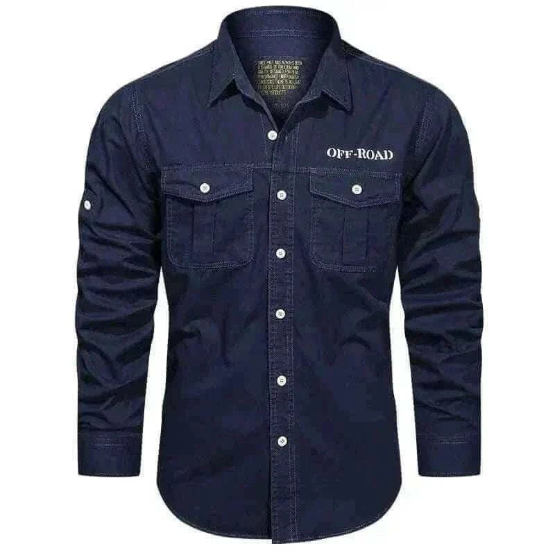 Mens Shirts - CARGO LONG SLEEVE SHIRT.