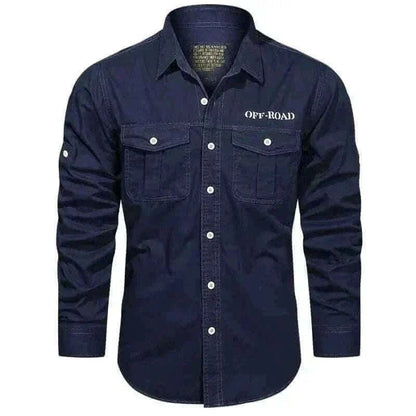 Mens Shirts - CARGO LONG SLEEVE SHIRT.
