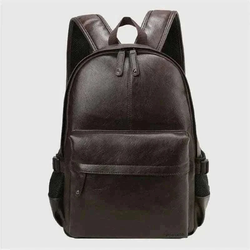best travel backpack -CASUAL LEATHER BACKPACK.