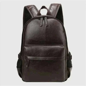 best travel backpack -CASUAL LEATHER BACKPACK.