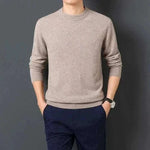 Casual Men's Sweater Warm and Comfortable Long Sleeve Pullover Sweater Men Clothing.