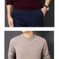 Casual Men's Sweater Warm and Comfortable Long Sleeve Pullover Sweater Men Clothing.