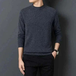 Sweater-Casual Men's Sweater Warm and Comfortable Long Sleeve Pullover Sweater Men Clothing.